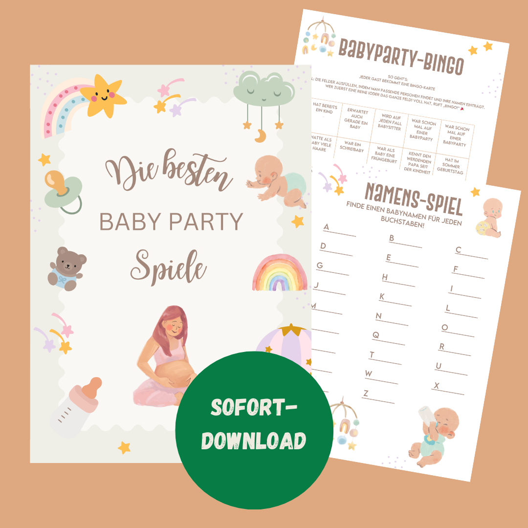 Die besten BABY PARTY Spiele